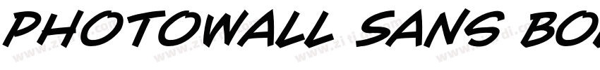 PhotoWall Sans Bold字体转换 PhotoWall Sans Bold字体转换